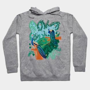 Peacocks on trees Hoodie